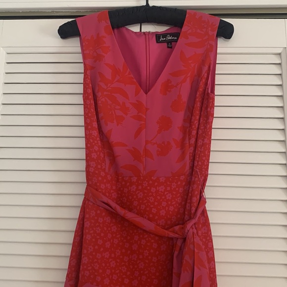 Sam Edelman dress pink/red floral - Picture 2 of 2